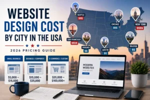 website design cost by city