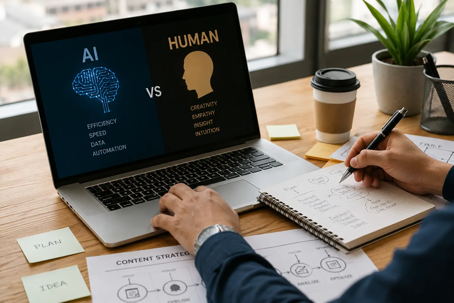 Human Creativity vs. AI Content: Finding the Right Balance
